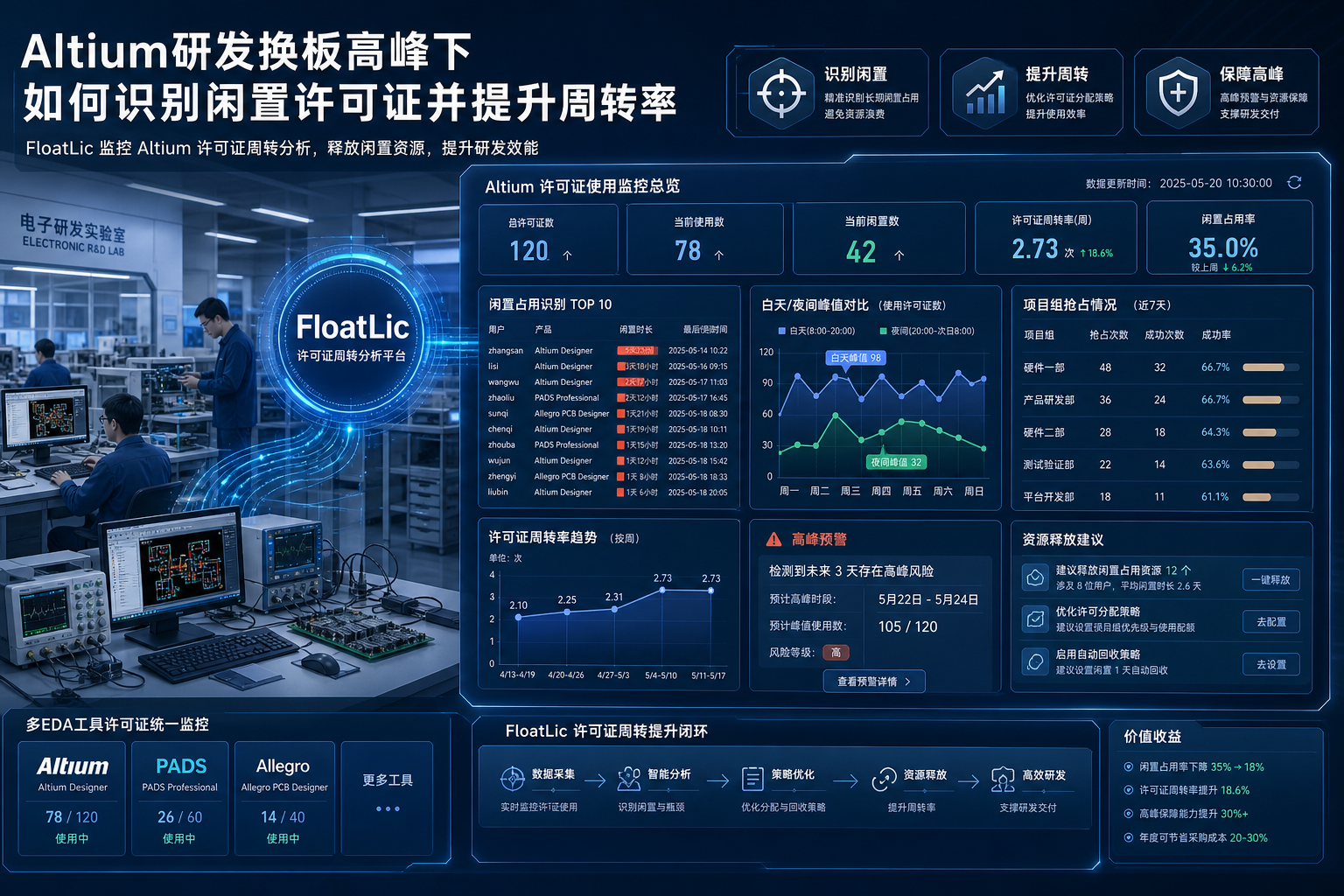 Altium研发换板高峰下如何识别闲置许可证并提升周转率