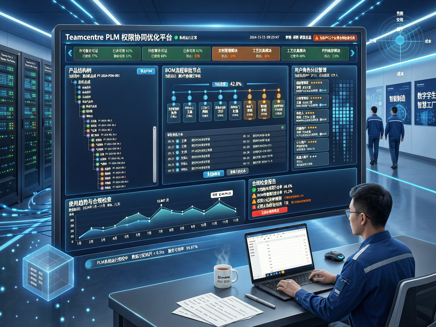 Teamcenter许可证审计压力下的PLM权限协同优化