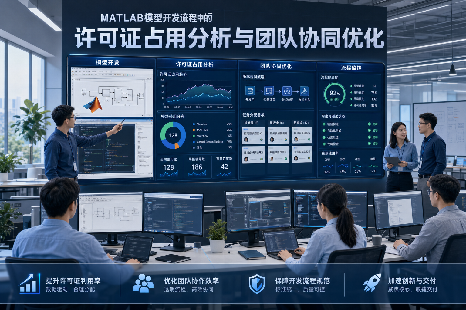 MATLAB模型开发流程中的许可证占用分析与团队协同优化