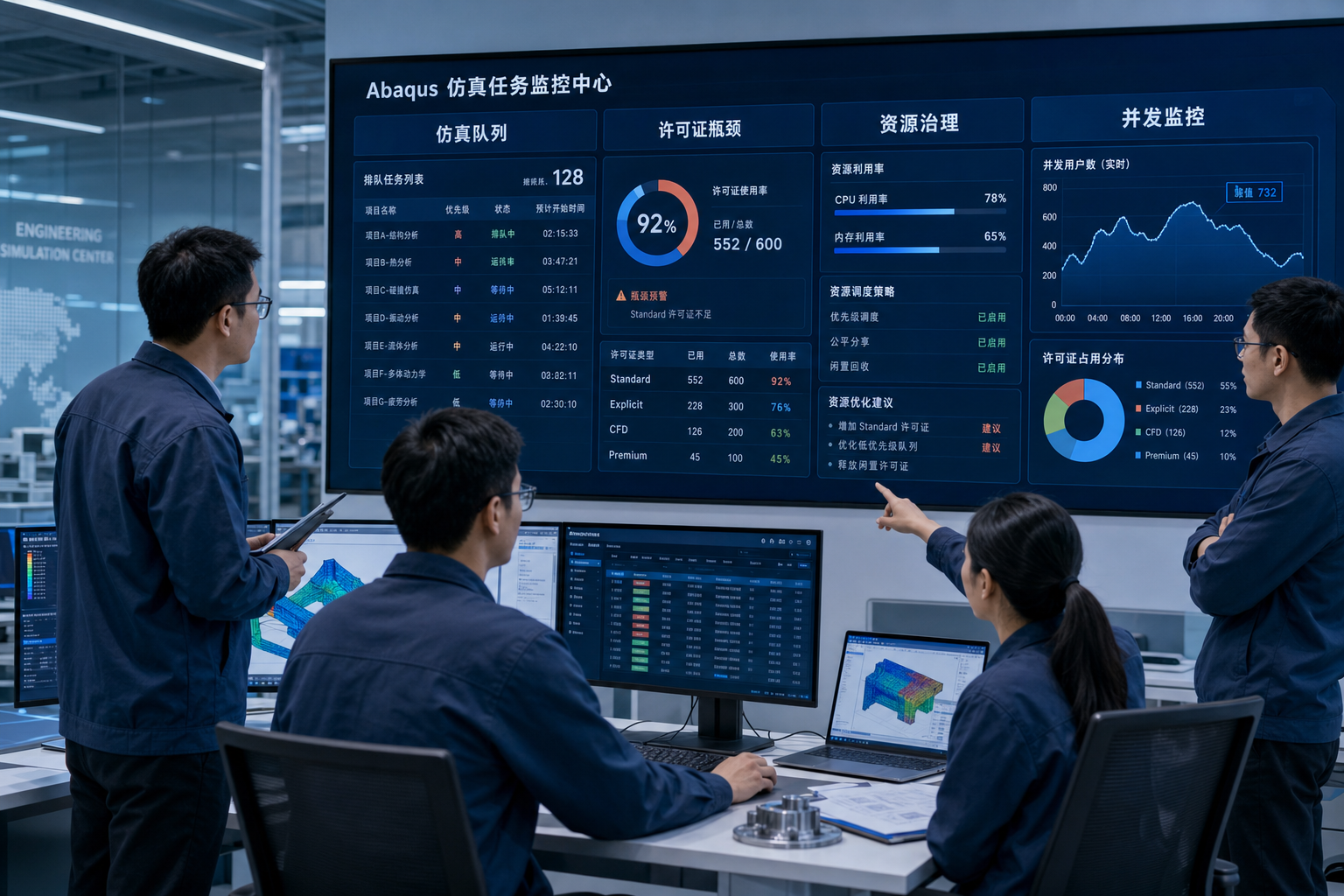 Abaqus仿真队列积压背后的许可证瓶颈识别