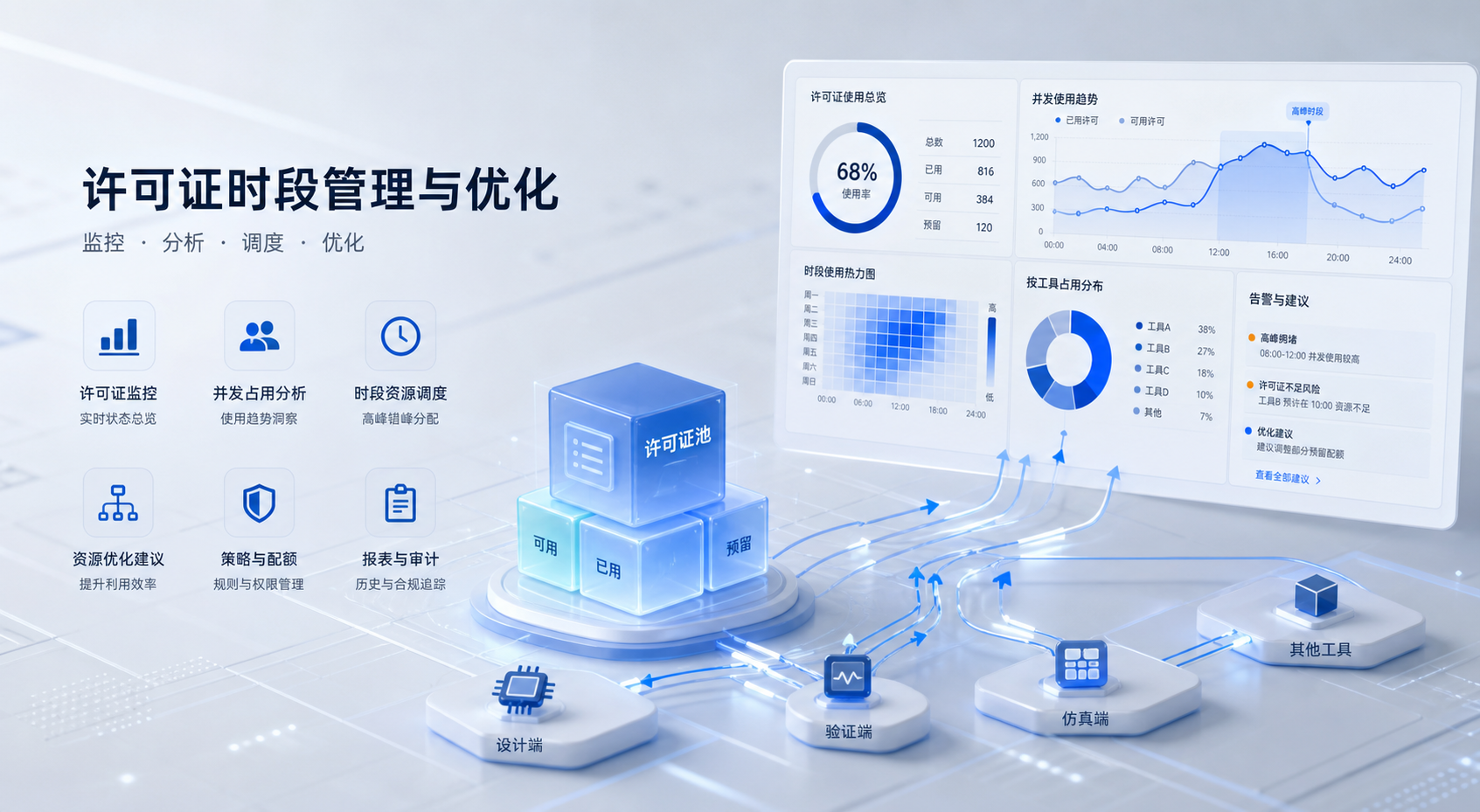 EDA 签核高峰总是撞车，企业该怎么安排许可证时段