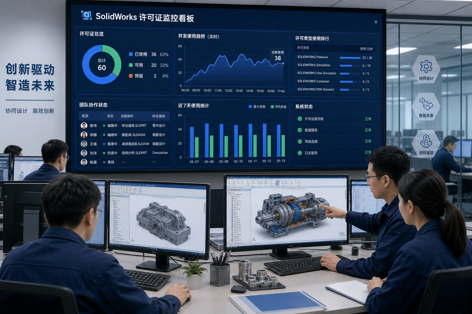SolidWorks许可证并发治理