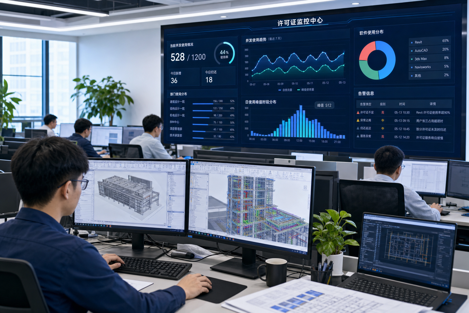 Revit许可证并发管理