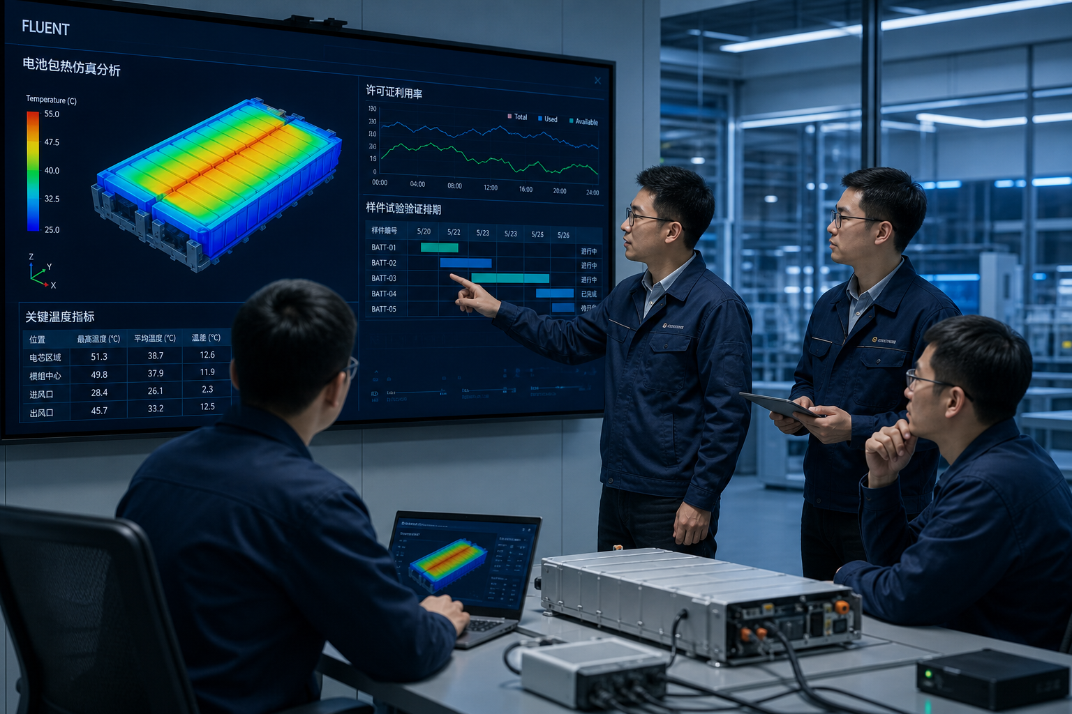 FLUENT电池热管理仿真排期紧凑时许可证策略怎样配合样件验证节奏