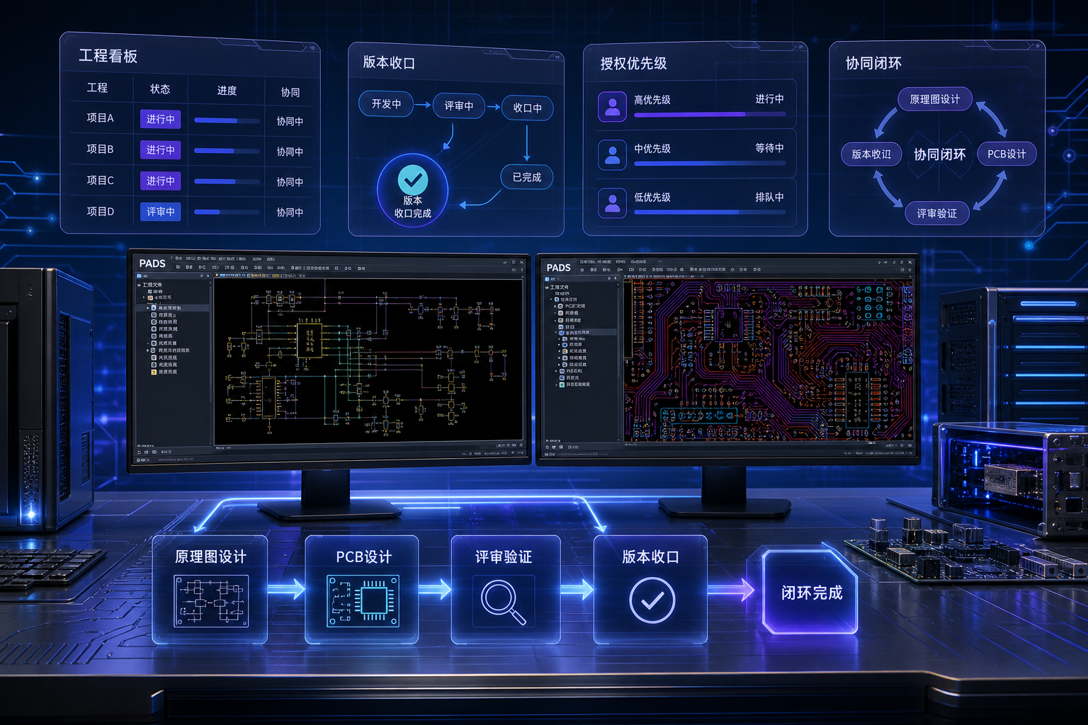 PADS原理图与PCB并行改版时哪类授权该优先留给收口环节