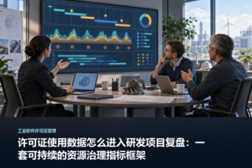 许可证使用数据怎么进入研发项目复盘：一套可持续的资源治理指标框架