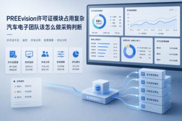 PREEvision许可证模块占用复杂，汽车电子团队该怎么做采购判断