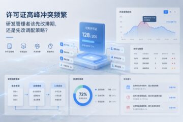 许可证高峰冲突频繁，研发管理者该先改排期，还是先改调配策略