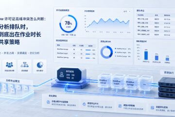Moldflow 许可证高峰冲突怎么判断：模流分析排队时，问题到底出在作业时长还是共享策略