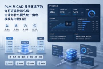 PLM 与 CAD 并行环境下的许可证监控怎么做：企业为什么要先统一角色、模块与时段口径