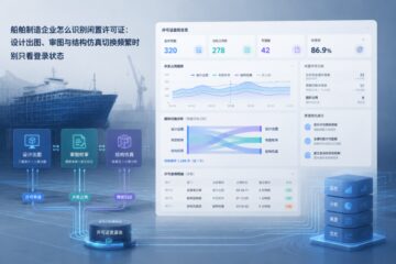 船舶制造企业怎么识别闲置许可证：设计出图、审图与结构仿真切换频繁时别只看登录状态