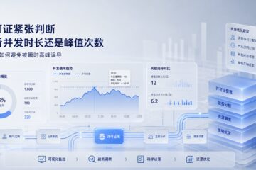 许可证紧张判断该看并发时长还是峰值次数：管理层如何避免被瞬时高峰误导