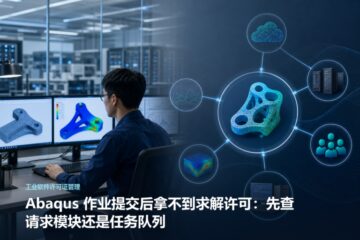 Abaqus 作业提交后拿不到求解许可：先查请求模块还是任务队列