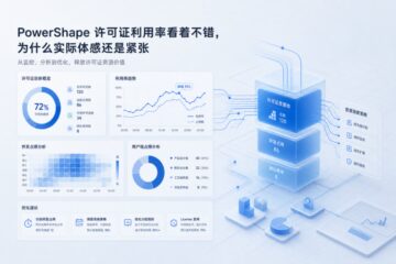 PowerShape许可证利用率看着不错，为什么实际体感还是紧张