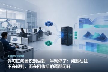 许可证闲置识别做到一半就停了：问题往往不在规则，而在回收后的调配闭环