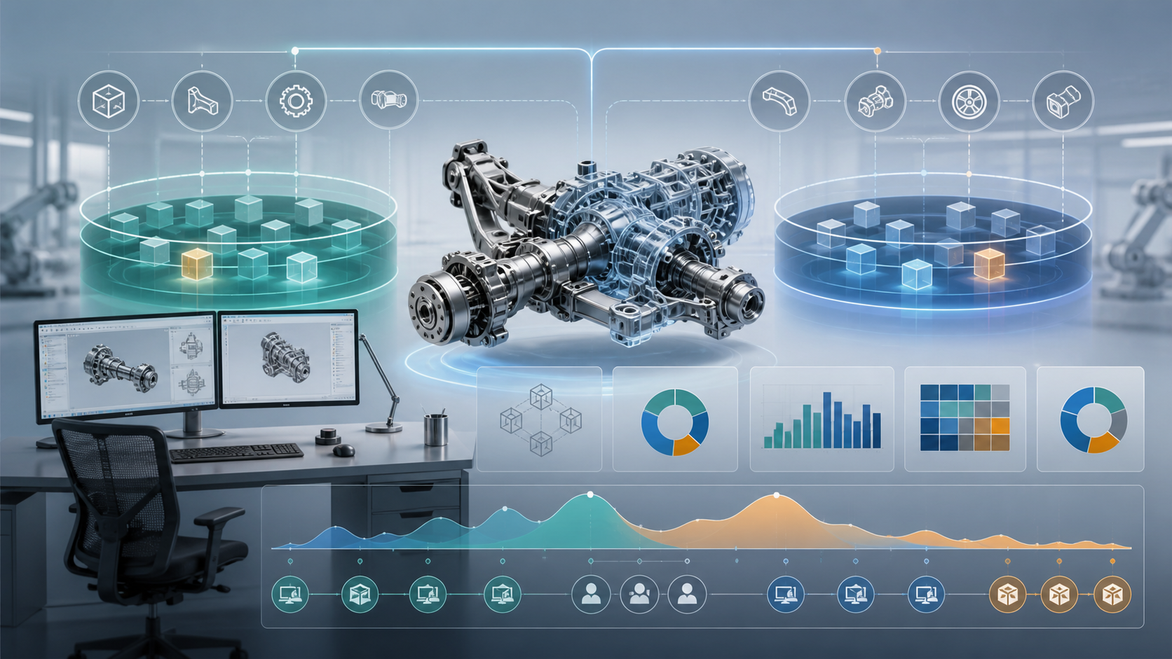 Creo 和 CATIA 许可证同时管理时:制造企业怎么区分设计高峰和模块浪费