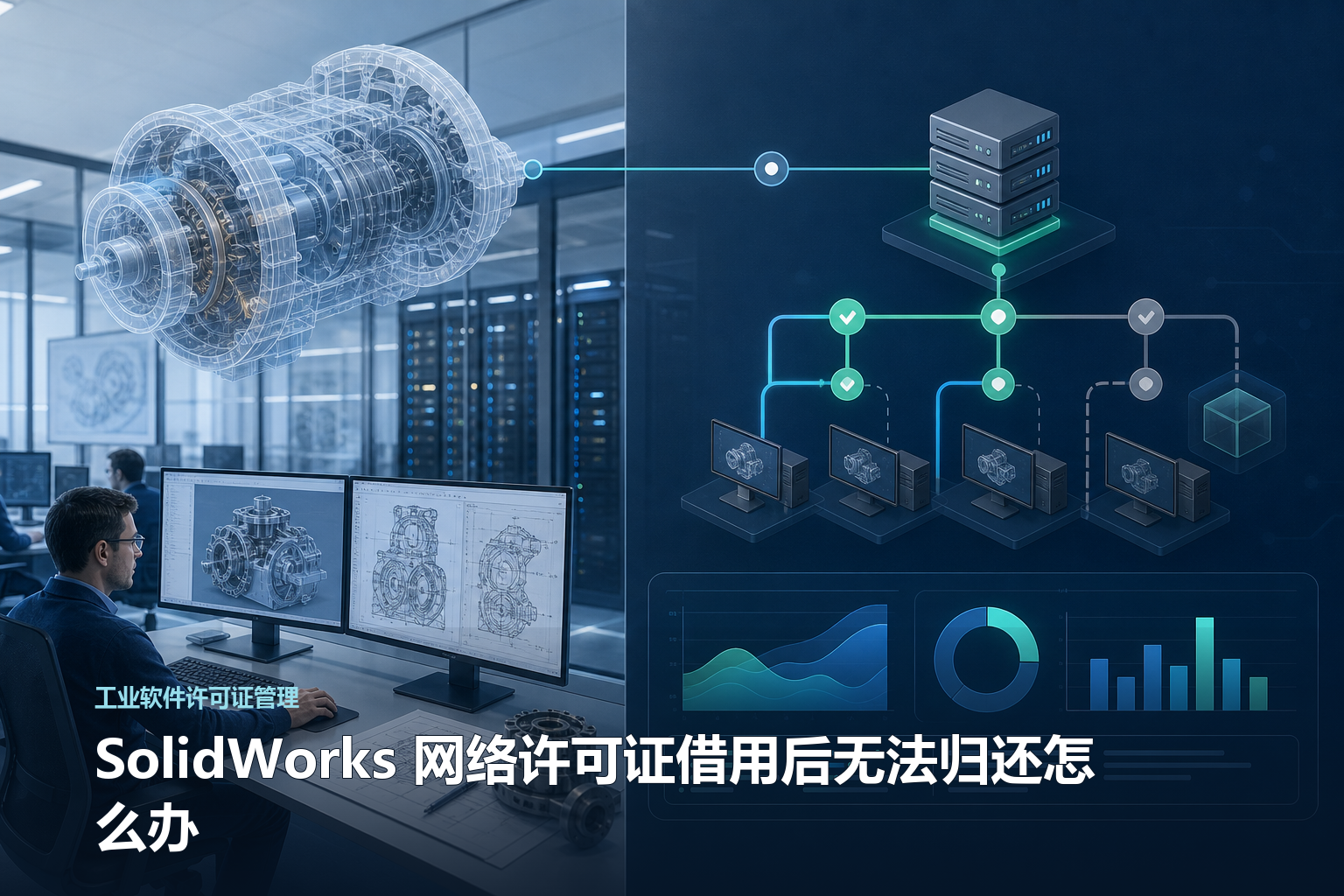 SolidWorks 网络许可证借用后无法归还怎么办