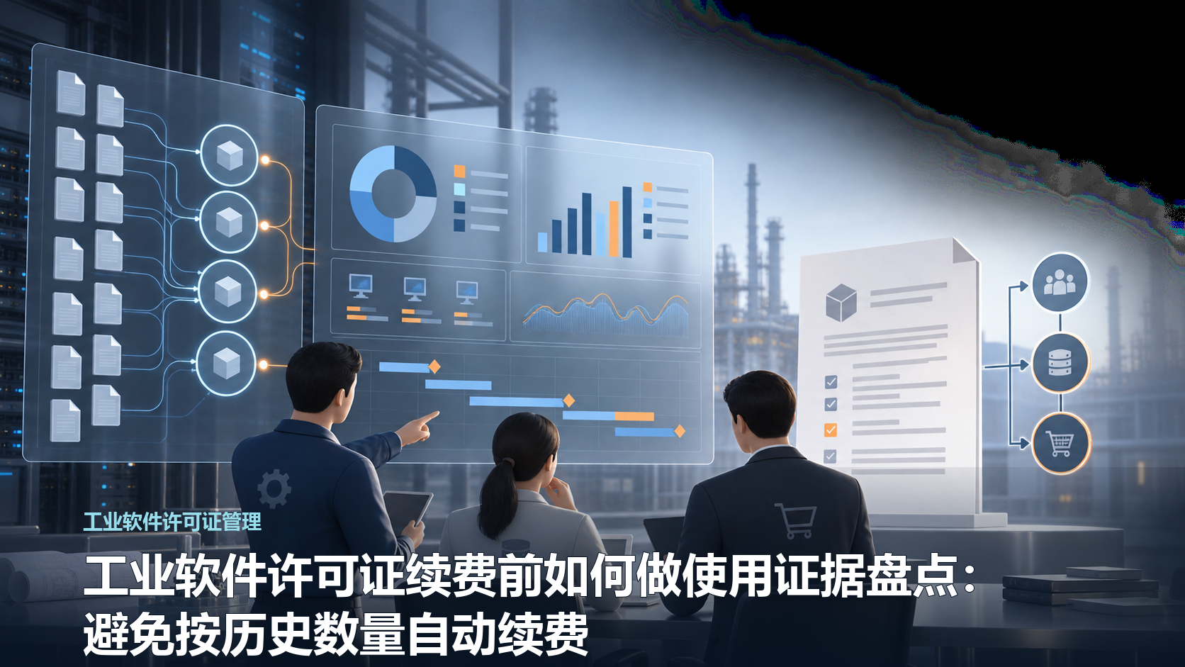工业软件许可证续费前如何做使用证据盘点:避免按历史数量自动续费