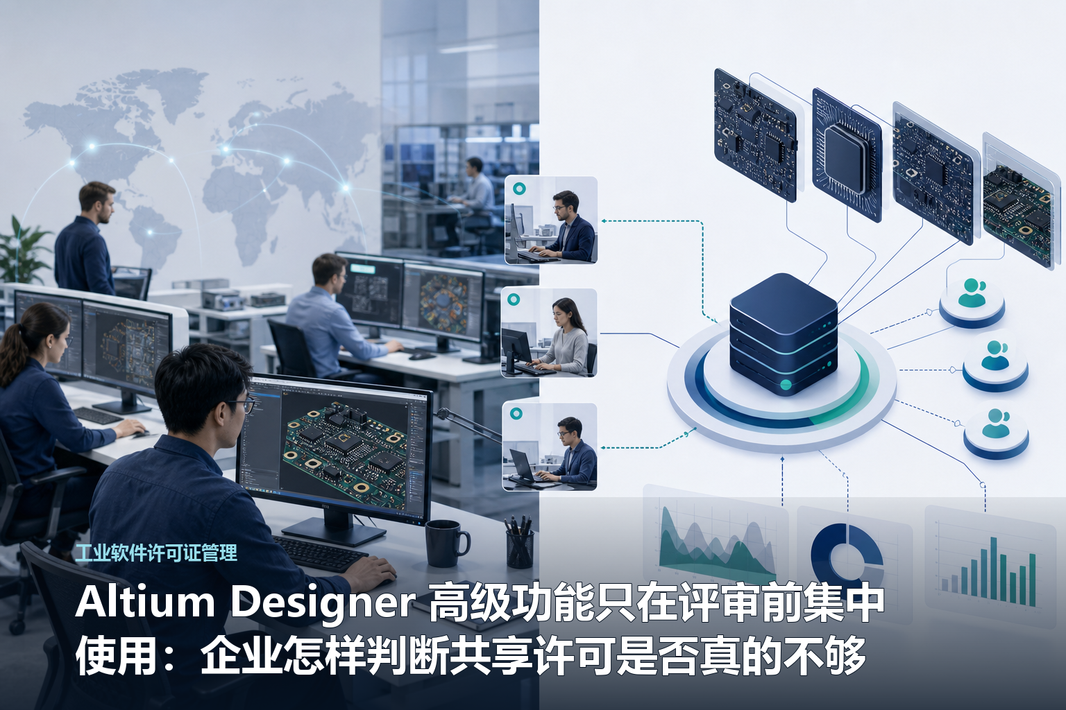 Altium Designer 高级功能只在评审前集中使用:企业怎样判断共享许可是否真的不够