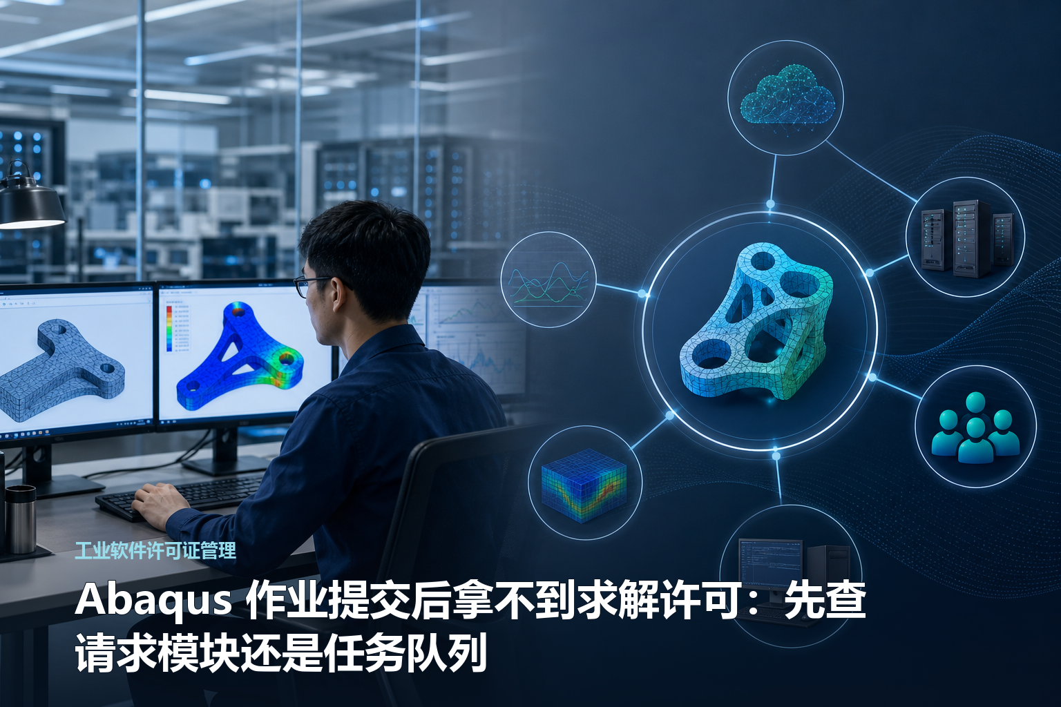 Abaqus 作业提交后拿不到求解许可：先查请求模块还是任务队列